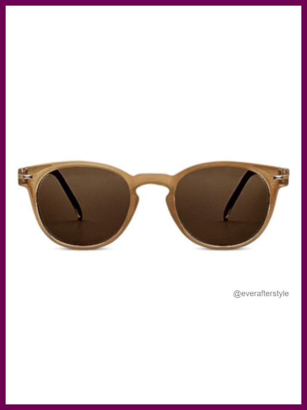 Polarized Round Sunglasses UV400 Anti-Scratch Full Frame Adult